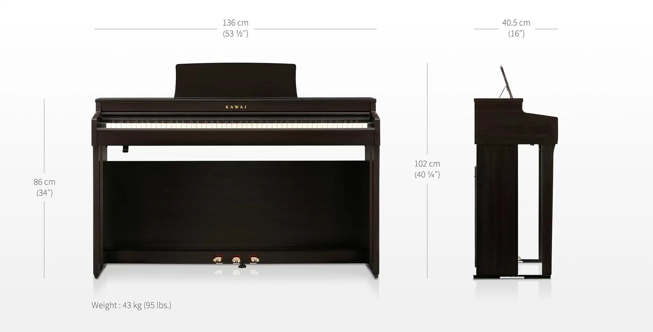 Kawai digitālais klavier ar melnu apdari, mūzikas instruments, mājas un studijas interjers.